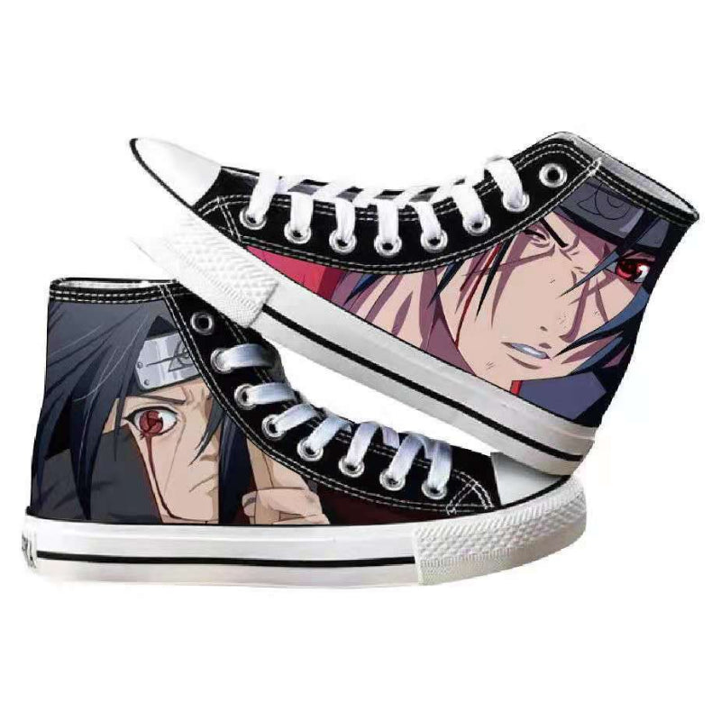NARUTO Vulcanized Sasuke Kakashi Canvas Shoes