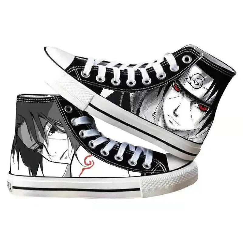NARUTO Vulcanized Sasuke Kakashi Canvas Shoes