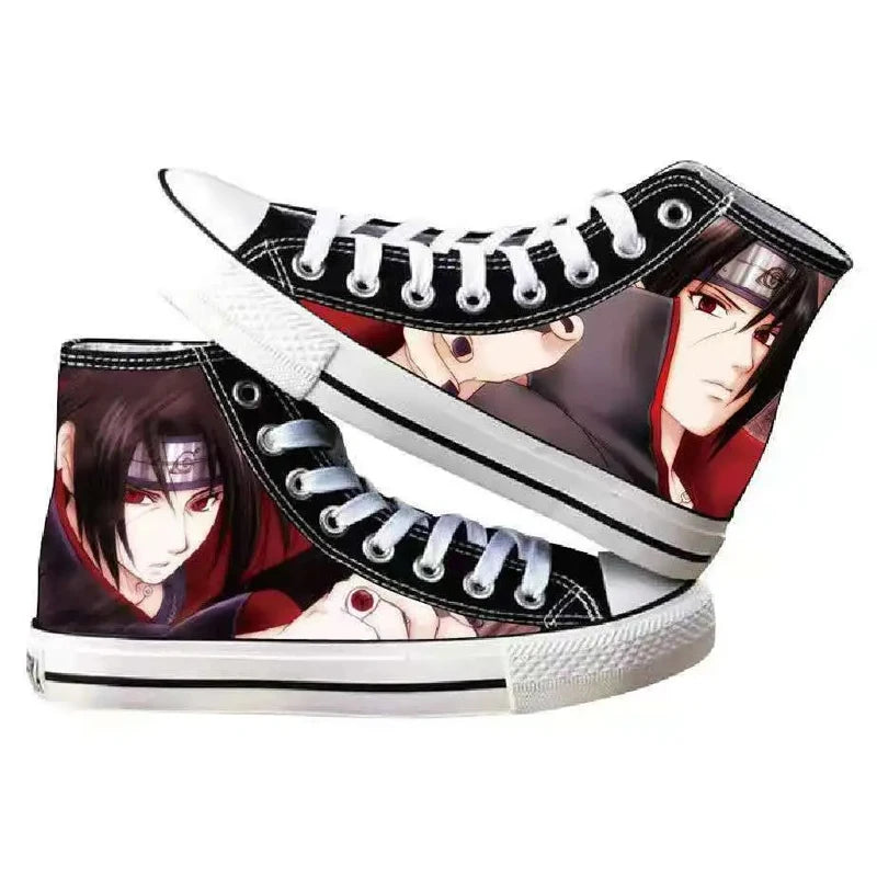 NARUTO Vulcanized Sasuke Kakashi Canvas Shoes