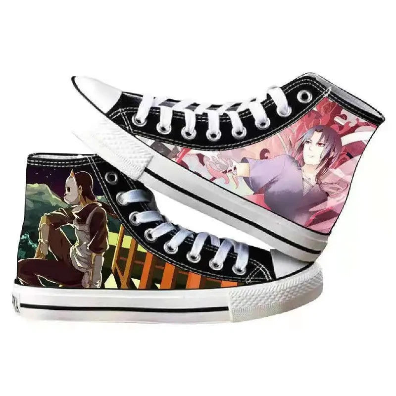 NARUTO Vulcanized Sasuke Kakashi Canvas Shoes