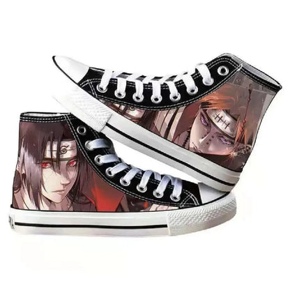 NARUTO Vulcanized Sasuke Kakashi Canvas Shoes