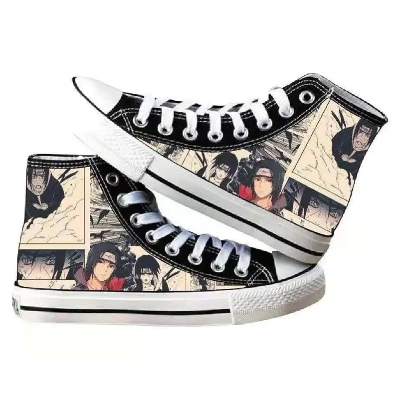 NARUTO Vulcanized Sasuke Kakashi Canvas Shoes