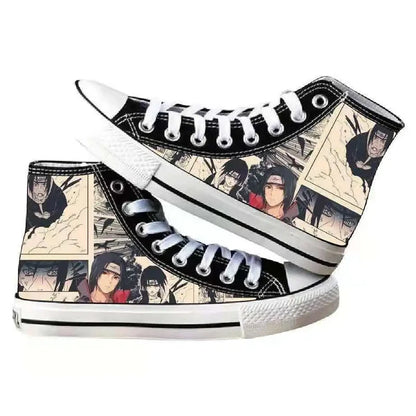 NARUTO Vulcanized Sasuke Kakashi Canvas Shoes