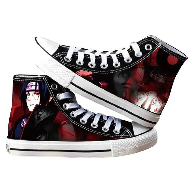 NARUTO Vulcanized Sasuke Kakashi Canvas Shoes