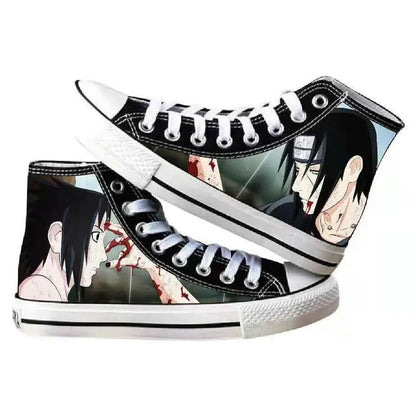 NARUTO Vulcanized Sasuke Kakashi Canvas Shoes