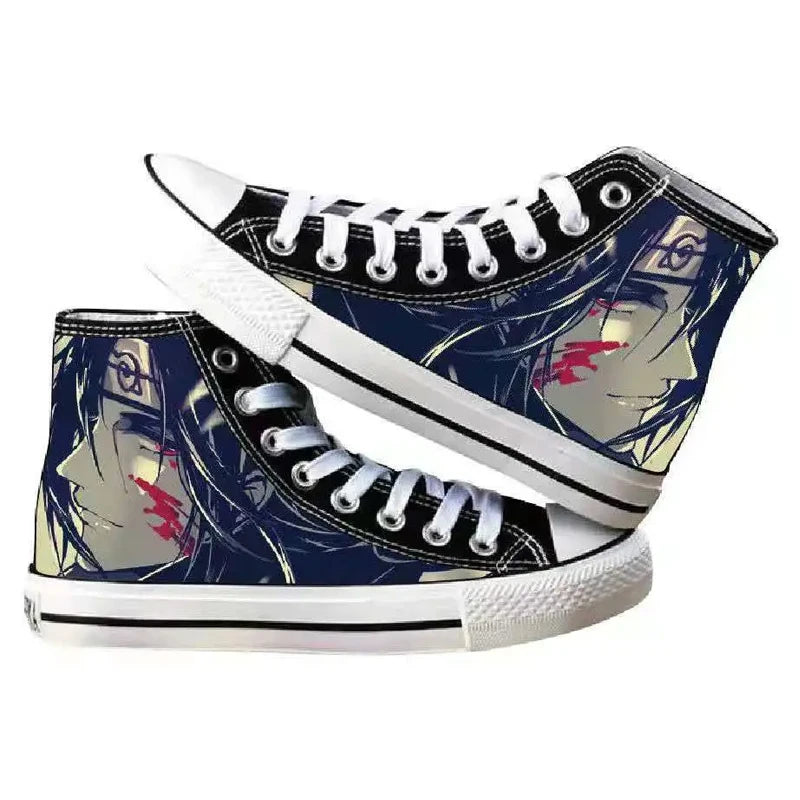 NARUTO Vulcanized Sasuke Kakashi Canvas Shoes