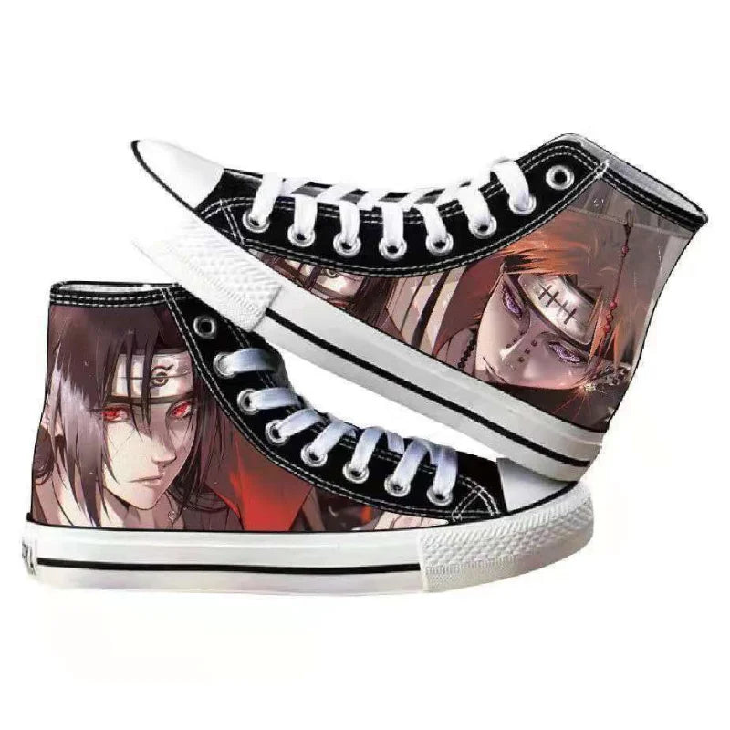 NARUTO Vulcanized Sasuke Kakashi Canvas Shoes