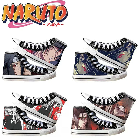 NARUTO Vulcanized Sasuke Kakashi Canvas Shoes