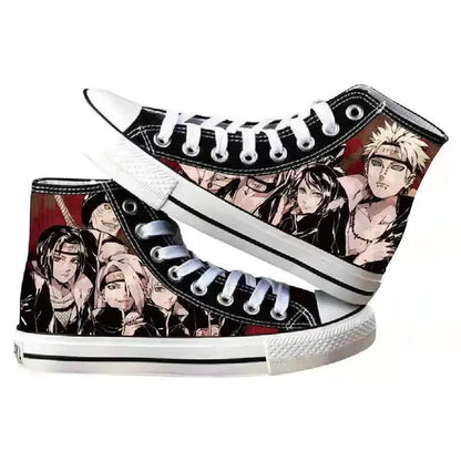 NARUTO Vulcanized Sasuke Kakashi Canvas Shoes