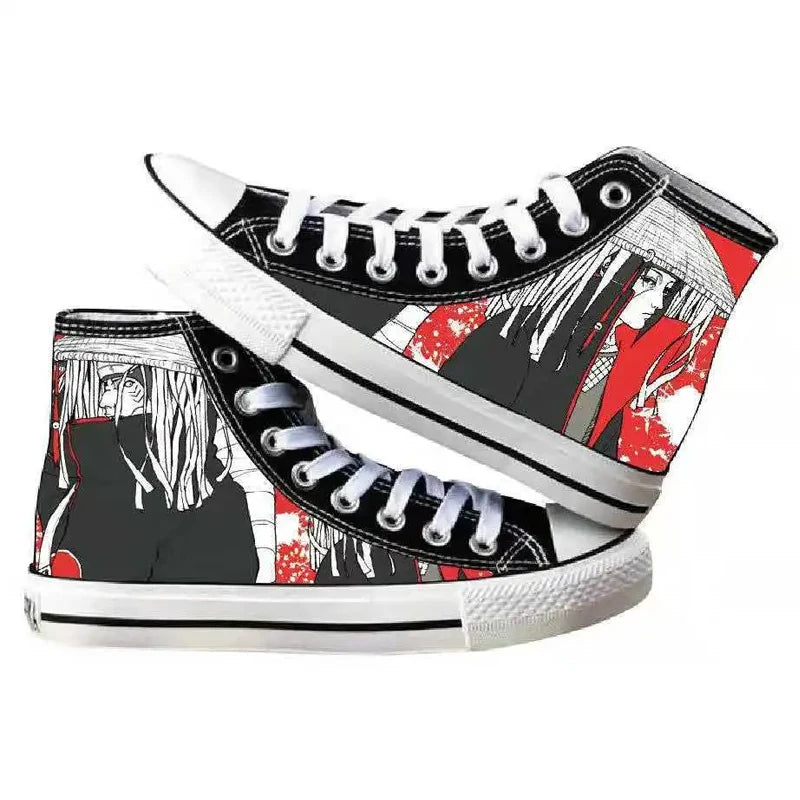 NARUTO Vulcanized Sasuke Kakashi Canvas Shoes