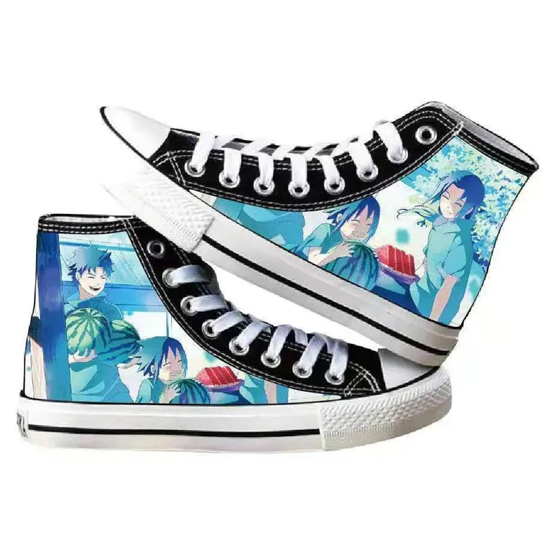 NARUTO Vulcanized Sasuke Kakashi Canvas Shoes