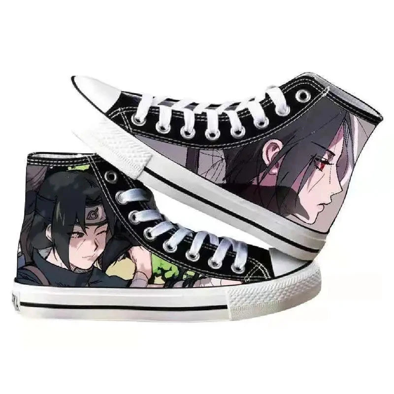 NARUTO Vulcanized Sasuke Kakashi Canvas Shoes