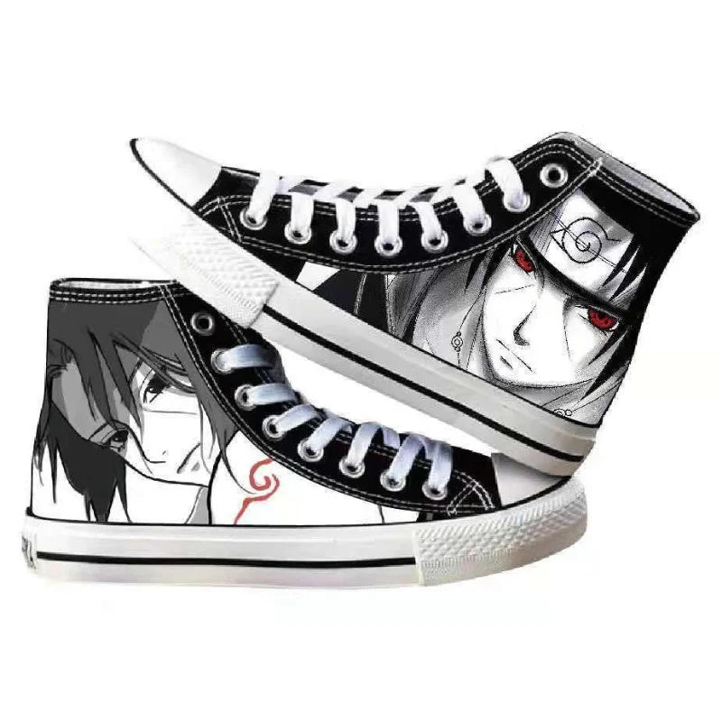 NARUTO Vulcanized Sasuke Kakashi Canvas Shoes