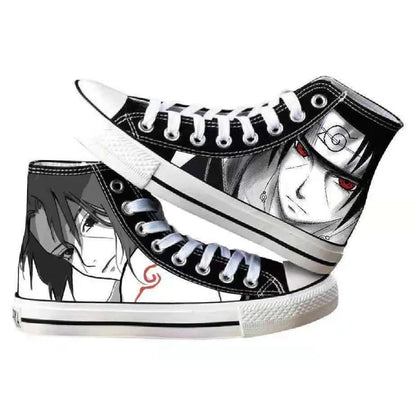 NARUTO Vulcanized Sasuke Kakashi Canvas Shoes